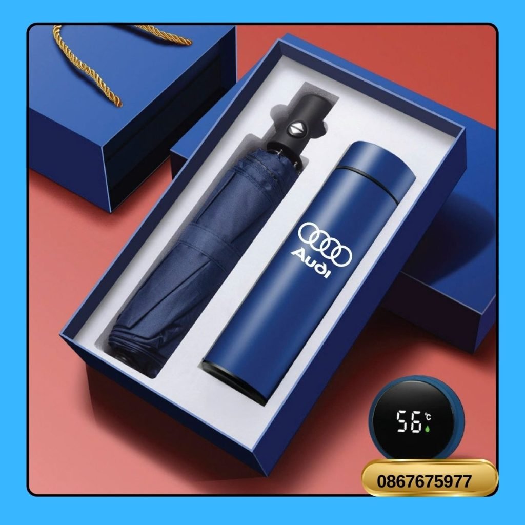 Set Sổ Tay Kèm Bình Giữ Nhiệt in logo doanh nghiệp - Quà Tặng Sự Kiện VIP