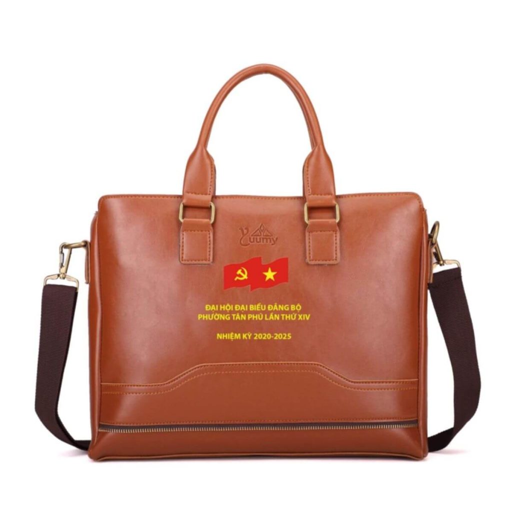 Cặp da quà tặng đại hội cựu chiến binh