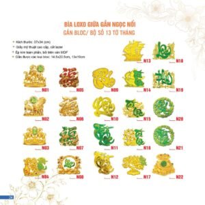Lịch Bìa Treo 2027 AC Mẫu AC15 (37 x 34 cm) Quà Tri Ân Khách Hàng VIP & Đối Tác in logo doanh nghiệp quà tặng Tết tại Quà Tặng Sự Kiện VIP