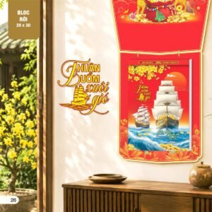 Lịch Bloc Siêu Đại 2027 AH Mẫu AH12 (20 x 30 cm) Quà Tri Ân Khách Hàng VIP & Đối Tác in logo doanh nghiệp quà tặng Tết tại Quà Tặng Sự Kiện VIP