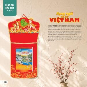 Lịch Bìa Treo 2027 AH Mẫu AH18 (17 x 24 cm) Quà Tri Ân Khách Hàng VIP & Đối Tác in logo doanh nghiệp quà tặng Tết tại Quà Tặng Sự Kiện VIP