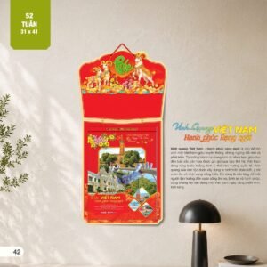 Lịch 52 Tuần 2027 AH Mẫu AH25 (31 x 41 cm) Quà Tri Ân Khách Hàng VIP & Đối Tác in logo doanh nghiệp quà tặng Tết tại Quà Tặng Sự Kiện VIP