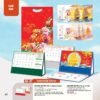 Lịch Bàn Chữ M (Có Note 52 Tuần) 2027 AH Mẫu AH47 - Thuận Buồm Xuôi Gió (24 x 16cm) Quà Tri Ân Khách Hàng VIP & Đối Tác in logo doanh nghiệp quà tặng Tết tại Quà Tặng Sự Kiện VIP