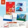 Lịch Bàn Chữ M (Có Note 52 Tuần) 2027 AH Mẫu AH65 (24 x 16cm) Quà Tri Ân Khách Hàng VIP & Đối Tác in logo doanh nghiệp quà tặng Tết tại Quà Tặng Sự Kiện VIP