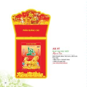Lịch Bloc Đại Đặc Biệt 2027 AK Mẫu AK07 (29 x 41 cm) Quà Tri Ân Khách Hàng VIP & Đối Tác in logo doanh nghiệp quà tặng Tết tại Quà Tặng Sự Kiện VIP