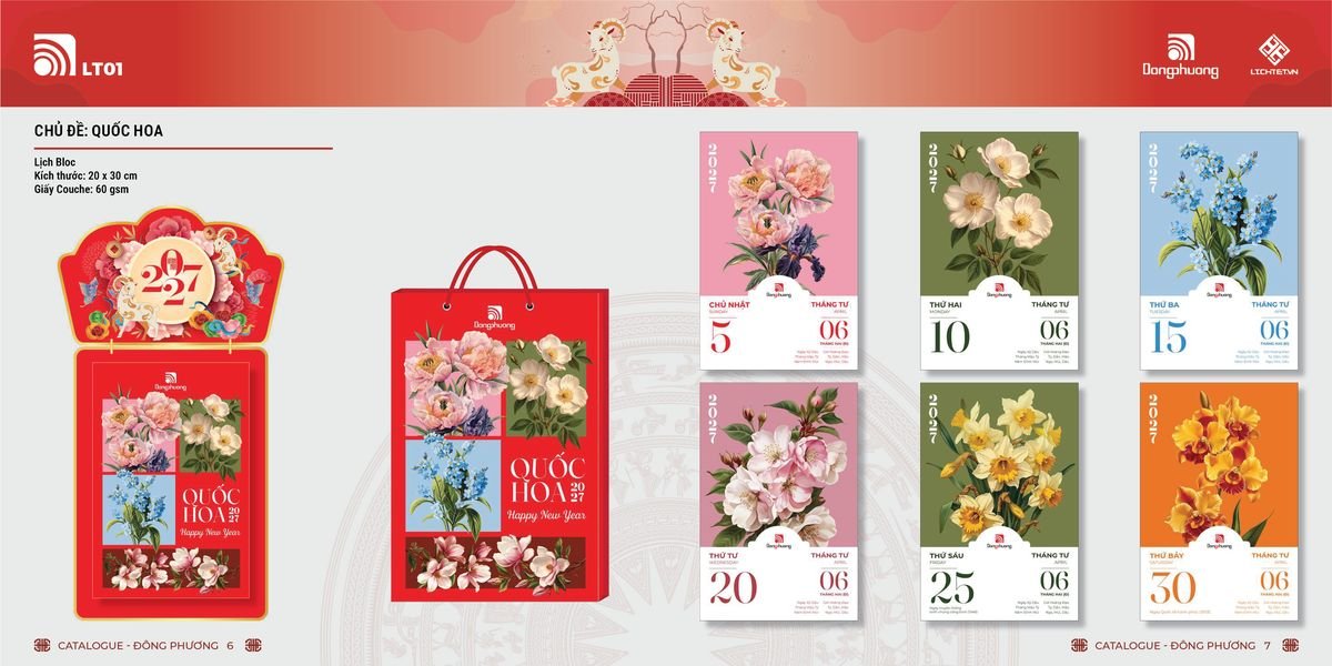 Lịch Bloc ĐP 2027 DP02 Quà Tri Ân Khách Hàng VIP & Đối Tác