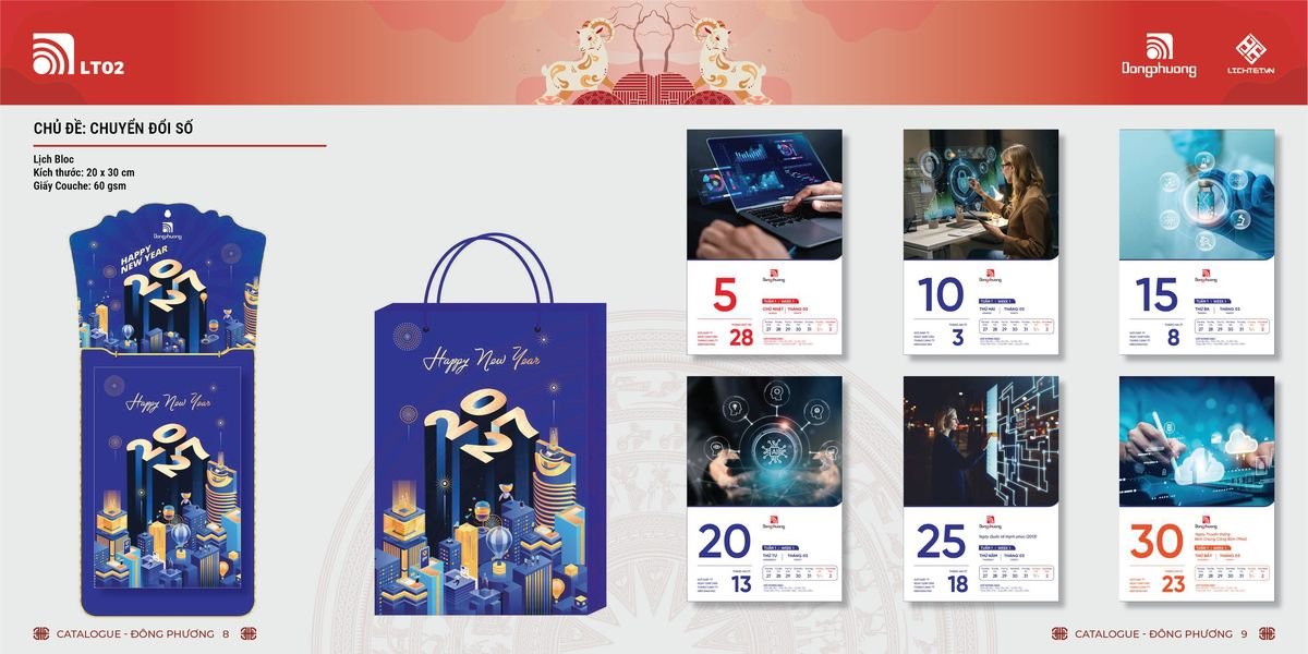 Lịch Bloc ĐP 2027 DP03 Quà Tri Ân Khách Hàng VIP & Đối Tác