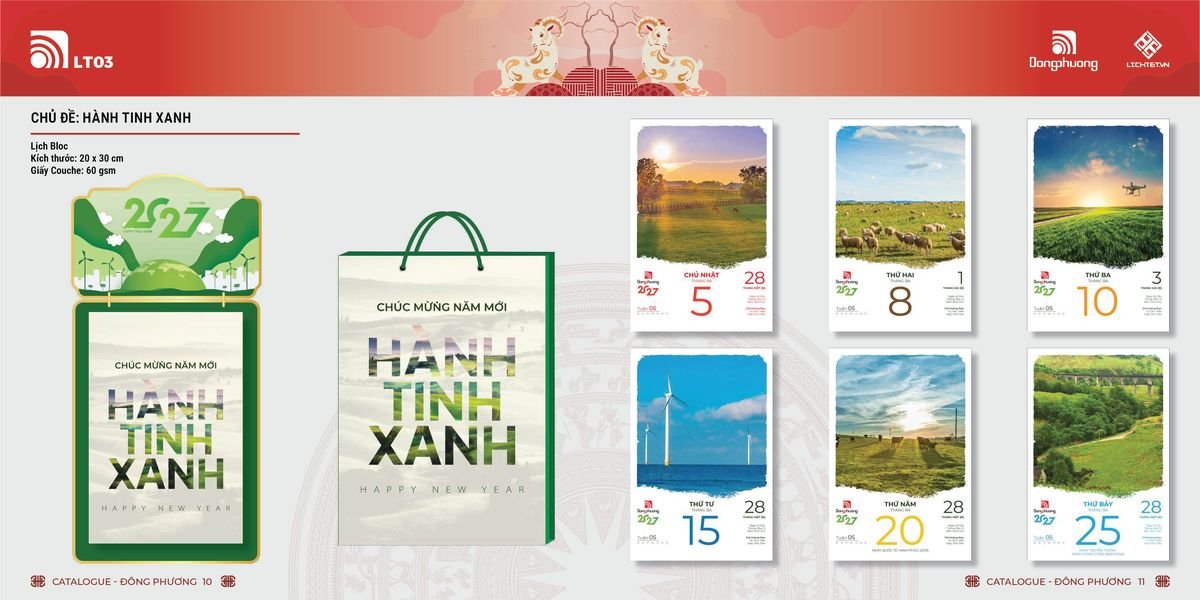 Lịch Bloc ĐP 2027 DP04 Quà Tri Ân Khách Hàng VIP & Đối Tác Lịch Bloc ĐP 2027 DP04 Quà Tri Ân Khách Hàng VIP & Đối Tác