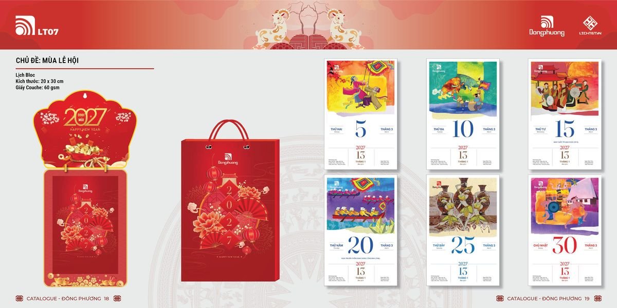 Lịch Bloc ĐP 2027 DP08 Quà Tri Ân Khách Hàng VIP & Đối Tác