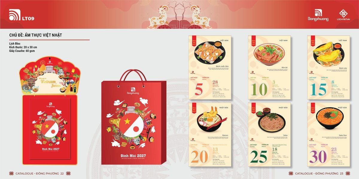 Lịch Bloc ĐP 2027 DP10 Quà Tri Ân Khách Hàng VIP & Đối Tác