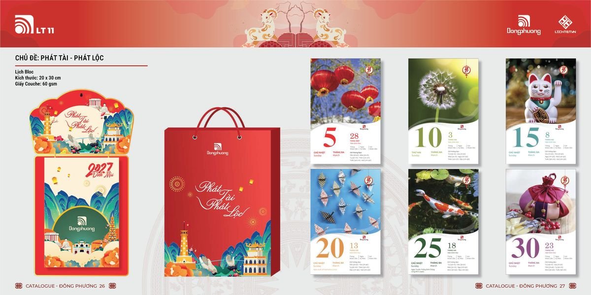 Lịch Bloc ĐP 2027 DP12 Quà Tri Ân Khách Hàng VIP & Đối Tác Lịch Bloc ĐP 2027 DP12 Quà Tri Ân Khách Hàng VIP & Đối Tác