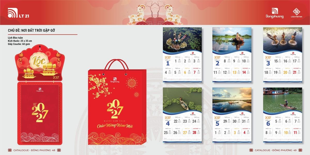 Lịch Bloc ĐP 2027 DP23 Quà Tri Ân Khách Hàng VIP & Đối Tác