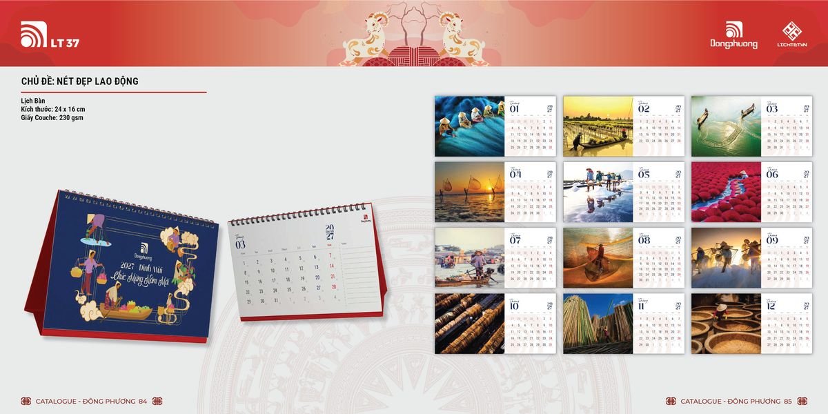 Lịch Bloc ĐP 2027 DP41 Quà Tri Ân Khách Hàng VIP & Đối Tác