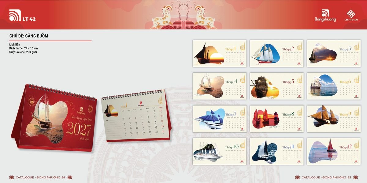 Lịch Bloc ĐP 2027 DP46 Quà Tri Ân Khách Hàng VIP & Đối Tác