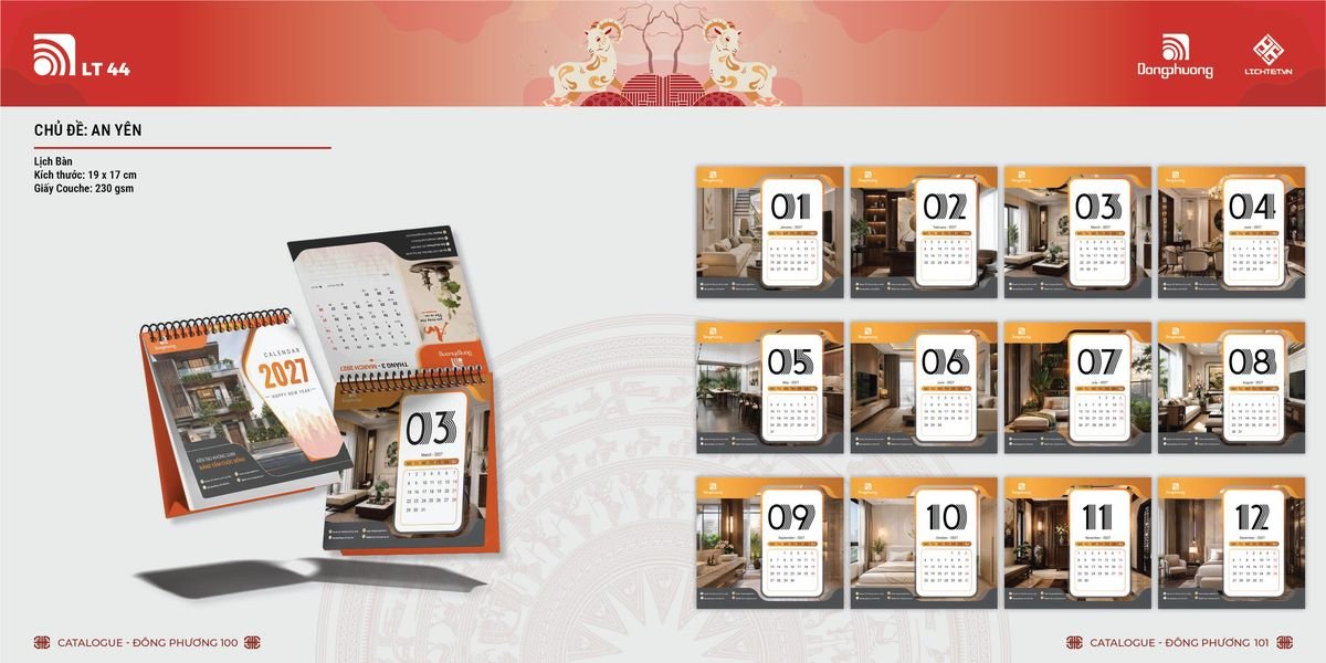 Lịch Bloc ĐP 2027 DP49 Quà Tri Ân Khách Hàng VIP & Đối Tác