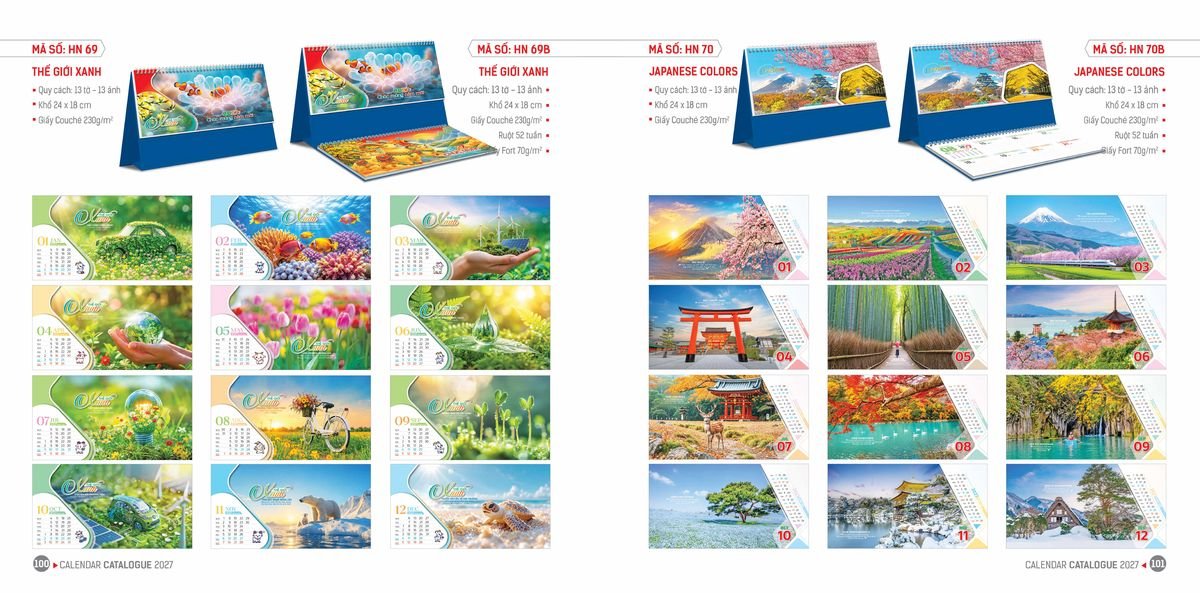 Lịch Bloc Hoa Niên 2027 ĐP DPHN49 Quà Tri Ân Khách Hàng VIP & Đối Tác Lịch Bloc Hoa Niên 2027 ĐP DPHN49 Quà Tri Ân Khách Hàng VIP & Đối Tác
