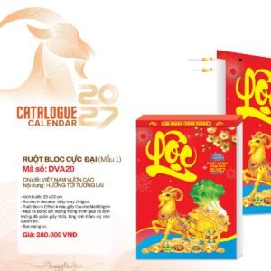 Lịch Bloc Cực Đại 2027 DVA Mẫu DVA20 - Thuận Buồm Xuôi Gió (25 x 35cm) Quà Tri Ân Khách Hàng VIP & Đối Tác in logo doanh nghiệp quà tặng Tết tại Quà Tặng Sự Kiện VIP