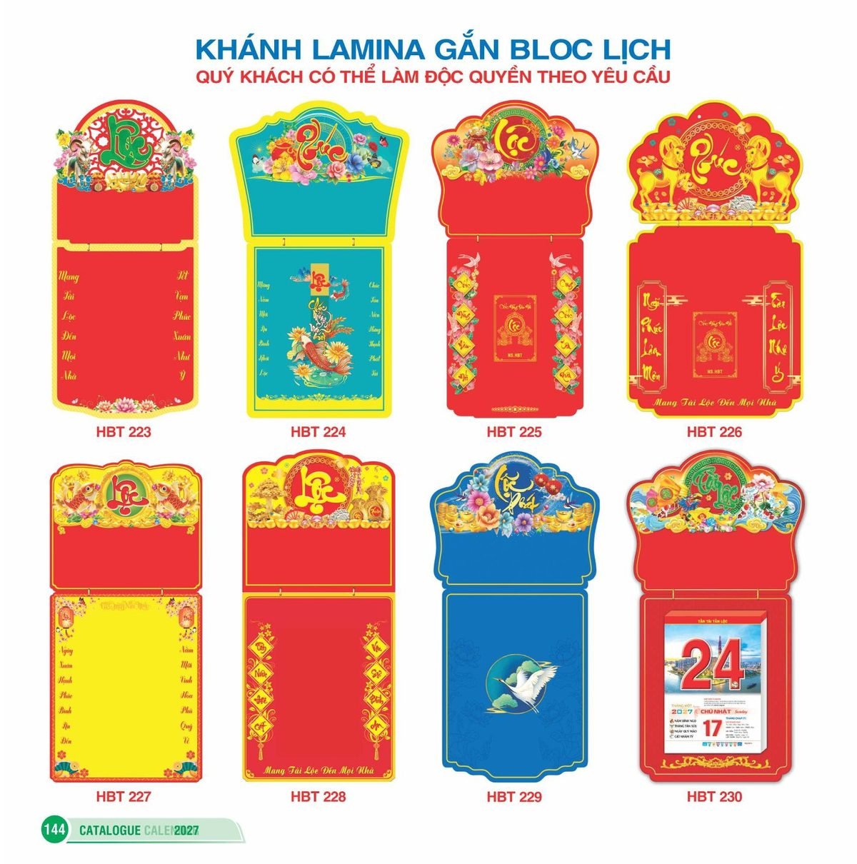 Lịch Bìa Treo 2027 HBT Mẫu HBT230 (40 x 62 cm) Quà Tri Ân Khách Hàng VIP & Đối Tác Lịch Bìa Treo 2027 HBT Mẫu HBT230 (40 x 62 cm) Quà Tri Ân Khách Hàng VIP & Đối Tác in logo doanh nghiệp quà tặng Tết tại Quà Tặng Sự Kiện VIP