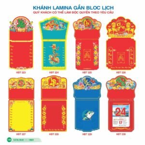 Lịch Bìa Treo 2027 HBT Mẫu HBT232 (40 x 62 cm) Quà Tri Ân Khách Hàng VIP & Đối Tác in logo doanh nghiệp quà tặng Tết tại Quà Tặng Sự Kiện VIP