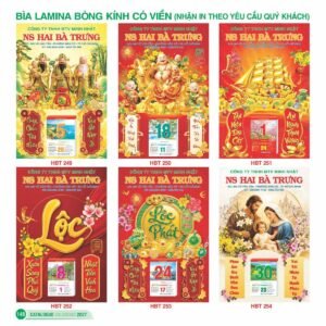 Lịch Bìa Treo 2027 HBT Mẫu HBT253 (48 x 78 cm) Quà Tri Ân Khách Hàng VIP & Đối Tác in logo doanh nghiệp quà tặng Tết tại Quà Tặng Sự Kiện VIP