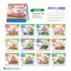 Lịch Để Bàn 2027 HBT Mẫu HBT43 (19 x 21cm) Quà Tri Ân Khách Hàng VIP & Đối Tác in logo doanh nghiệp quà tặng Tết tại Quà Tặng Sự Kiện VIP