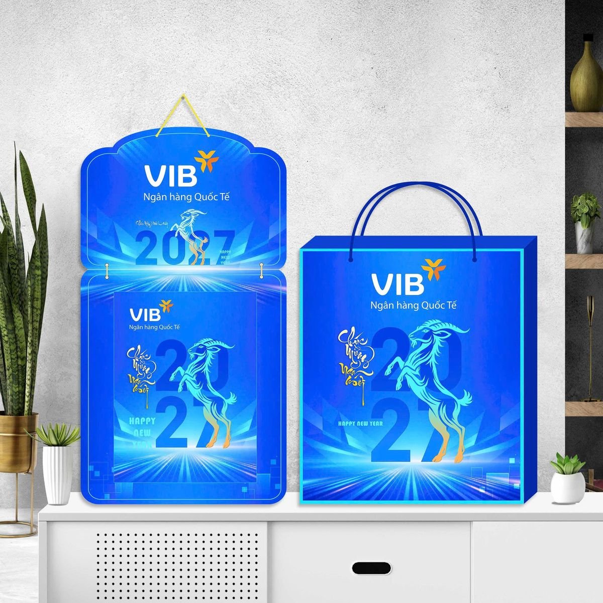 Lịch Khánh Gỗ Lamina 2 Đầu 2027 LM2D_062 - Quà Tặng Sự Kiện VIP