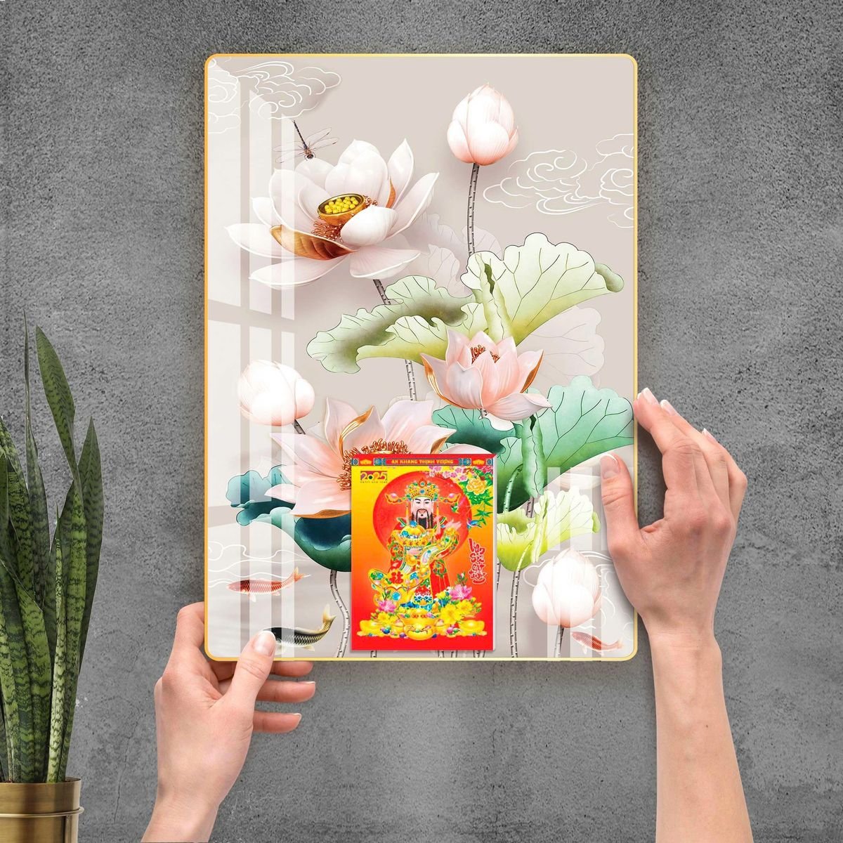 Lịch Gỗ Lamina Cao Cấp 40x60cm 2027 LM406_092 - Quà Tặng Sự Kiện VIP