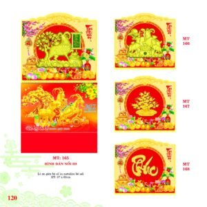 Lịch Treo Tường Lò Xo 2027 MT Mẫu MT167 (37 x 68cm) Quà Tri Ân Khách Hàng VIP & Đối Tác in logo doanh nghiệp quà tặng Tết tại Quà Tặng Sự Kiện VIP