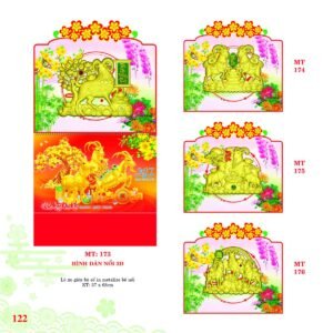 Lịch Treo Tường Lò Xo 2027 MT Mẫu MT175 (37 x 68cm) Quà Tri Ân Khách Hàng VIP & Đối Tác in logo doanh nghiệp quà tặng Tết tại Quà Tặng Sự Kiện VIP