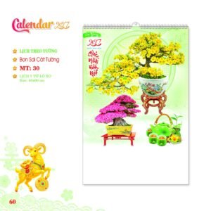 Lịch Treo Tường Lò Xo 2027 MT Mẫu MT30 (40 x 60cm) Quà Tri Ân Khách Hàng VIP & Đối Tác in logo doanh nghiệp quà tặng Tết tại Quà Tặng Sự Kiện VIP
