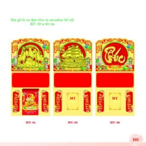 Bìa Lò Xo Dán Bloc 2027 MT Mẫu MT95 (30 x 60cm) Quà Tri Ân Khách Hàng VIP & Đối Tác in logo doanh nghiệp quà tặng Tết tại Quà Tặng Sự Kiện VIP