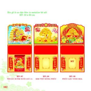 Bìa Lò Xo Dán Bloc 2027 MT Mẫu MT98 - Thuận Buồm Xuôi Gió (30 x 60cm) Quà Tri Ân Khách Hàng VIP & Đối Tác in logo doanh nghiệp quà tặng Tết tại Quà Tặng Sự Kiện VIP