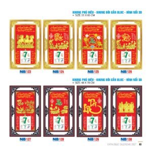 Lịch Bloc 2027 NB Mẫu NB123 - An Khang Thịnh Vượng (55  x  85 cm) Quà Tri Ân Khách Hàng VIP & Đối Tác in logo doanh nghiệp quà tặng Tết tại Quà Tặng Sự Kiện VIP