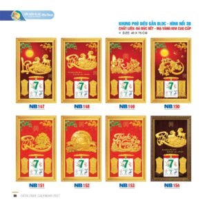 Lịch Bloc 2027 NB Mẫu NB147 (49 x 78cm) Quà Tri Ân Khách Hàng VIP & Đối Tác in logo doanh nghiệp quà tặng Tết tại Quà Tặng Sự Kiện VIP