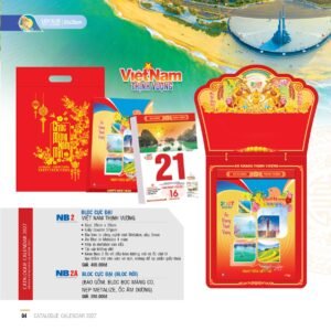 Lịch Bìa Treo 2027 NB Mẫu NB2A (29 x 41 cm) Quà Tri Ân Khách Hàng VIP & Đối Tác in logo doanh nghiệp quà tặng Tết tại Quà Tặng Sự Kiện VIP