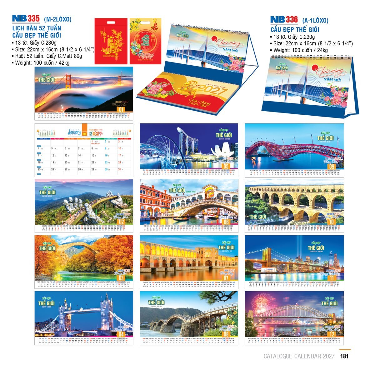 Lịch Để Bàn 2027 NB Mẫu NB336 (16 x 24 cm) Quà Tri Ân Khách Hàng VIP & Đối Tác Lịch Để Bàn 2027 NB Mẫu NB336 (16 x 24 cm) Quà Tri Ân Khách Hàng VIP & Đối Tác in logo doanh nghiệp quà tặng Tết tại Quà Tặng Sự Kiện VIP