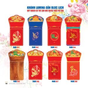 Lịch Bloc 2027 NB Mẫu NB342 (29 x 41 cm) Quà Tri Ân Khách Hàng VIP & Đối Tác in logo doanh nghiệp quà tặng Tết tại Quà Tặng Sự Kiện VIP