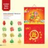 Lịch Bloc 2027 NHA Mẫu NHA66 (36 x 62cm) Quà Tri Ân Khách Hàng VIP & Đối Tác in logo doanh nghiệp quà tặng Tết tại Quà Tặng Sự Kiện VIP