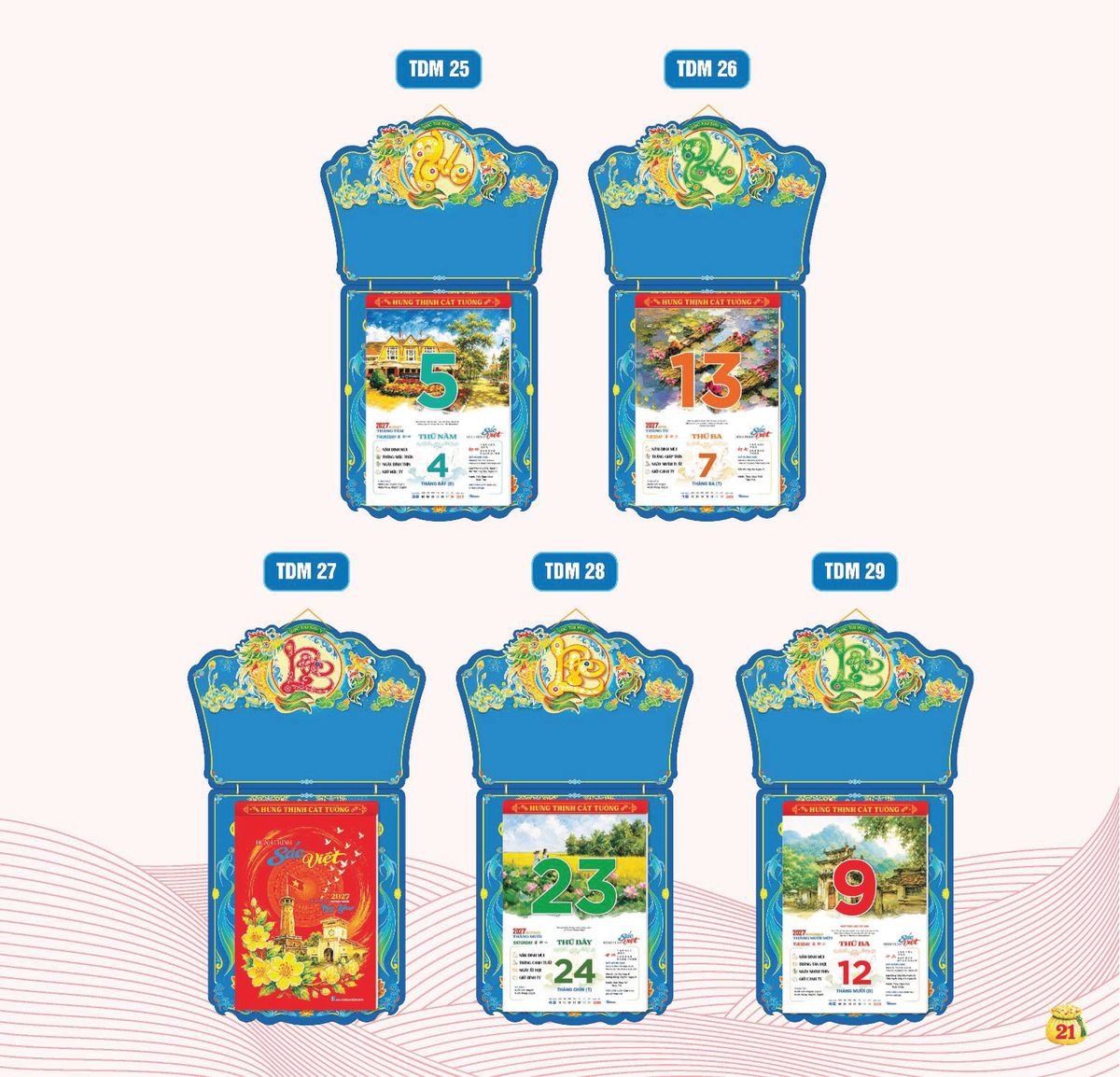 Lịch Bloc Siêu Cực Đại 2027 TDM18 Quà Tri Ân Khách Hàng VIP & Đối Tác