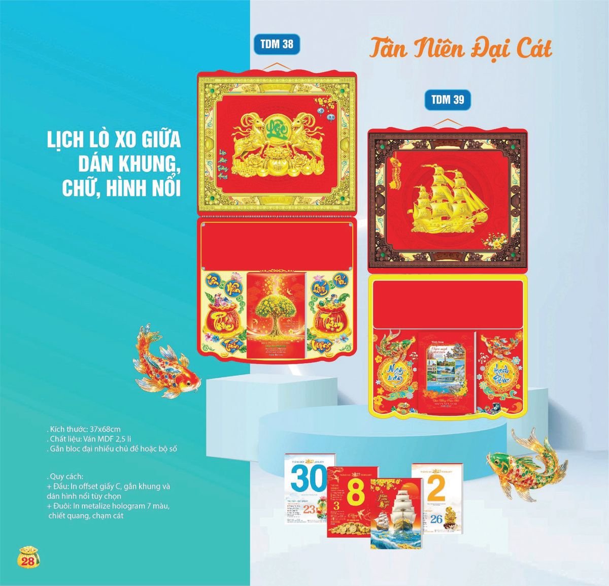 Lịch Bloc Siêu Cực Đại 2027 TDM25 Quà Tri Ân Khách Hàng VIP & Đối Tác