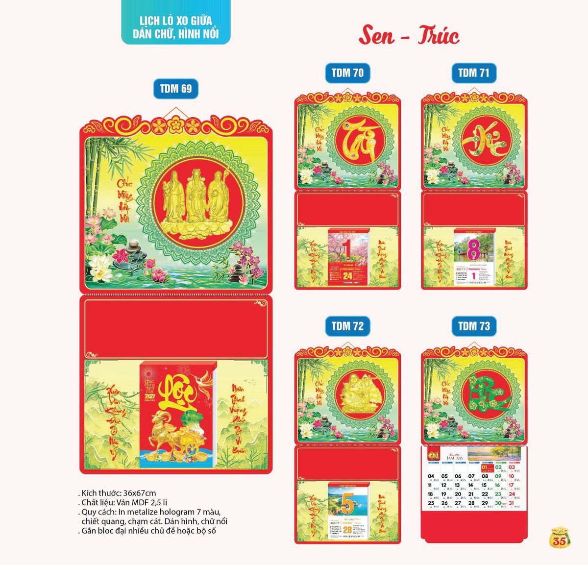Lịch Bloc Siêu Cực Đại 2027 TDM32 Quà Tri Ân Khách Hàng VIP & Đối Tác