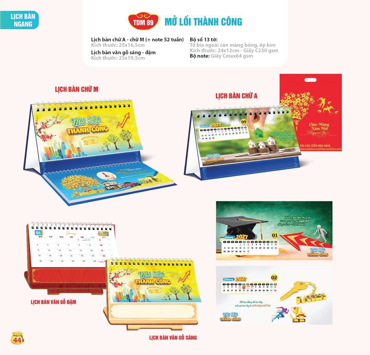 Lịch Bloc Siêu Cực Đại 2027 TDM41 Quà Tri Ân Khách Hàng VIP & Đối Tác