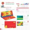 Lịch Để Bàn 2027 TD Mẫu TD43 (14 x 24cm) Quà Tri Ân Khách Hàng VIP & Đối Tác in logo doanh nghiệp quà tặng Tết tại Quà Tặng Sự Kiện VIP
