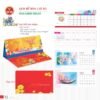 Lịch Để Bàn 2027 TD Mẫu TD46 (14 x 24cm) Quà Tri Ân Khách Hàng VIP & Đối Tác in logo doanh nghiệp quà tặng Tết tại Quà Tặng Sự Kiện VIP