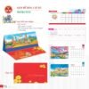 Lịch Để Bàn 2027 TD Mẫu TD48 (14 x 24cm) Quà Tri Ân Khách Hàng VIP & Đối Tác in logo doanh nghiệp quà tặng Tết tại Quà Tặng Sự Kiện VIP
