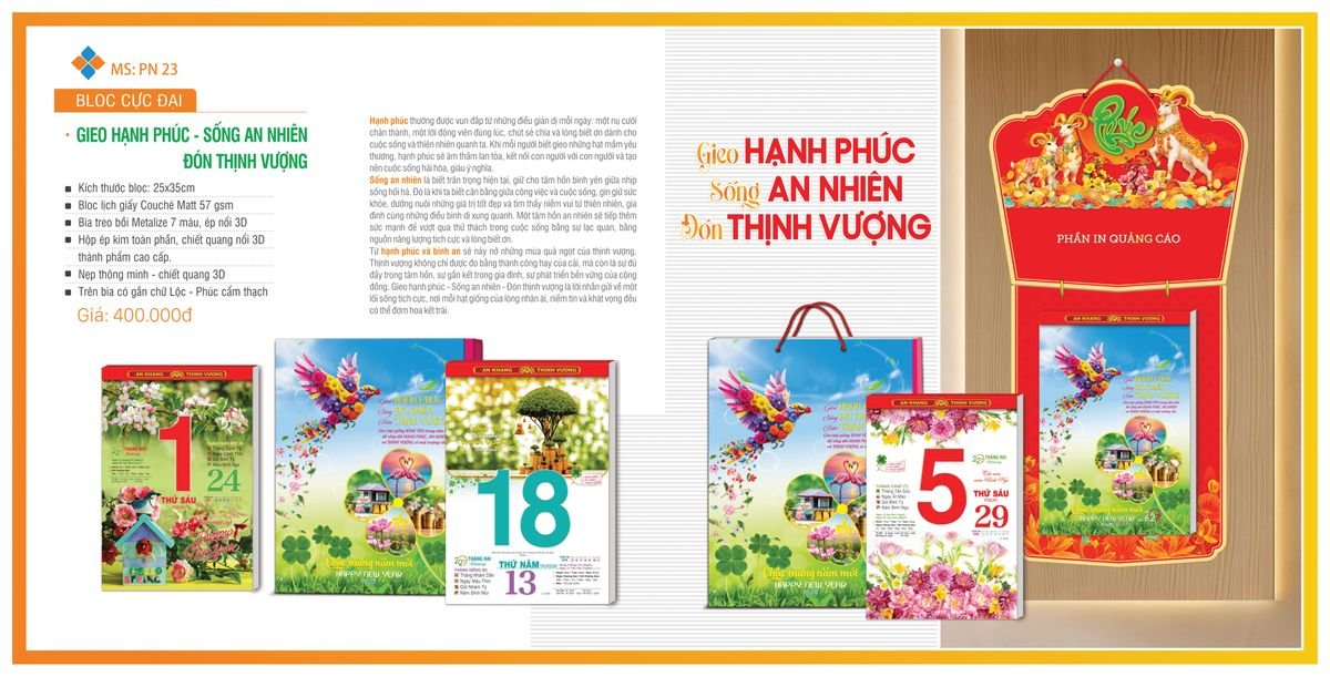 Lịch Bloc TPN 2027 TPNBLOC26 Quà Tri Ân Khách Hàng VIP & Đối Tác