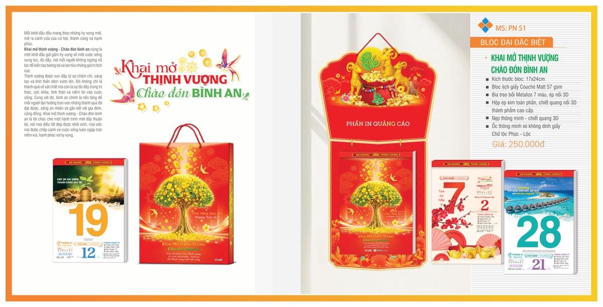 Lịch Bloc TPN 2027 TPNBLOC60 Quà Tri Ân Khách Hàng VIP & Đối Tác Lịch Bloc TPN 2027 TPNBLOC60 Quà Tri Ân Khách Hàng VIP & Đối Tác