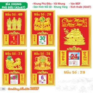 Lịch Bìa Treo 2027 TS Mẫu TS-37 (42 x 67 cm) Quà Tri Ân Khách Hàng VIP & Đối Tác