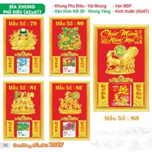 Lịch Bìa Treo 2027 TS Mẫu TS-39 (42 x 67 cm) Quà Tri Ân Khách Hàng VIP & Đối Tác