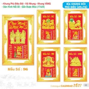 Lịch Bloc Đại Đặc Biệt 2027 TS Mẫu TS-42 (17 x 24 cm) Quà Tri Ân Khách Hàng VIP & Đối Tác